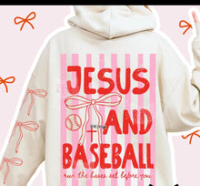 Load image into Gallery viewer, Jesus & Baseball Adult Shirt