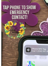 Load image into Gallery viewer, NFC Emergency Contact Keychain