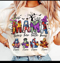 Load image into Gallery viewer, This Mama Loves Her Boos Superhero PERSONALIZED
