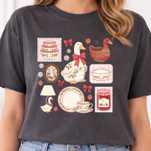 Load image into Gallery viewer, Strawberry Goose Collage Adult Shirt
