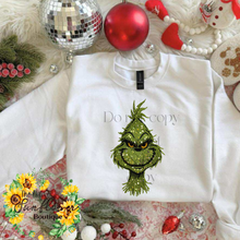 Load image into Gallery viewer, Green Guy Faux Sequins Shirt Adult
