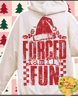 Load image into Gallery viewer, Forced Family Fun RED FONT Adult Shirt
