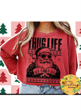 Load image into Gallery viewer, Thug Life Black Font Adult Shirt
