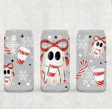 Load image into Gallery viewer, Peppermint Latte Ghost Glass Cup
