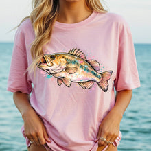Load image into Gallery viewer, Watercolor Fish Adult Shirt
