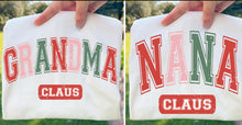 Load image into Gallery viewer, Nana/Gigi/Mimi/Grandma Claus Adult Shirt
