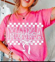 Load image into Gallery viewer, Girl Mama  Checkered Adult Shirt
