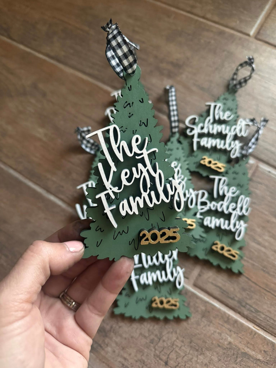 2025 Family Christmas Tree Ornament