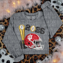 Load image into Gallery viewer, 2026 IU FAUX EMBROIDER ADULT SHIRT
