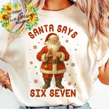 Load image into Gallery viewer, Santa Says Six Seven  Youth Shirt
