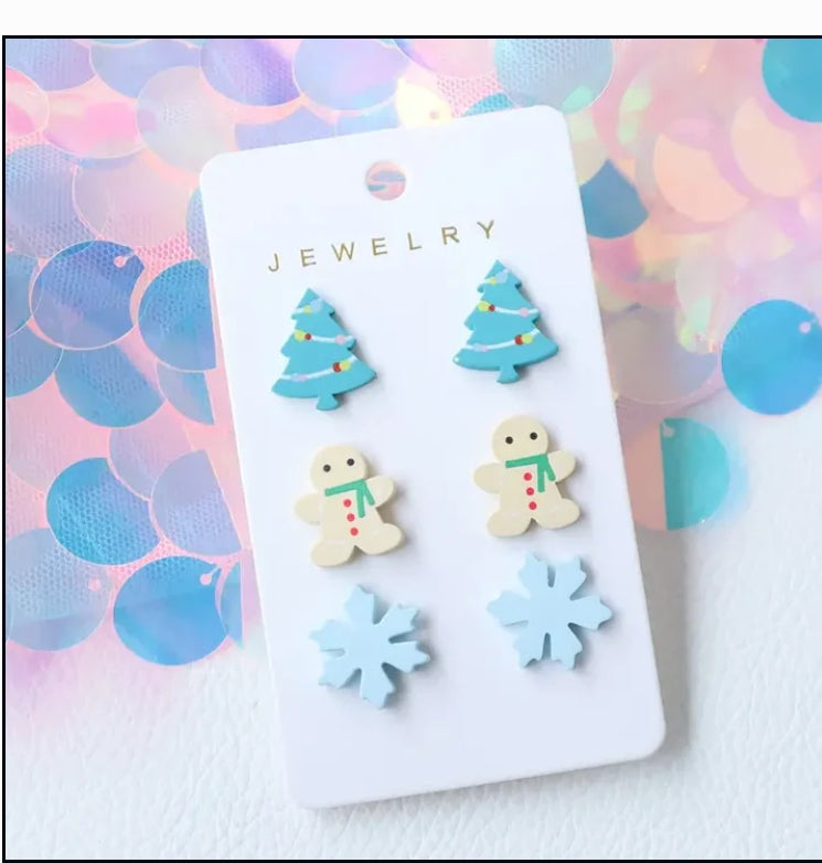 Winter Wonderland 3 Piece Earring