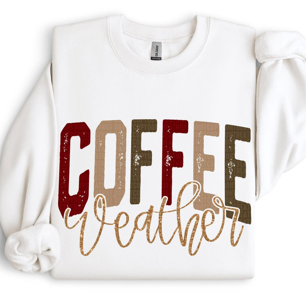Coffee Weather Shirt Adult