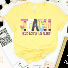 Load image into Gallery viewer, Teach little hearts, big things Adult Shirt
