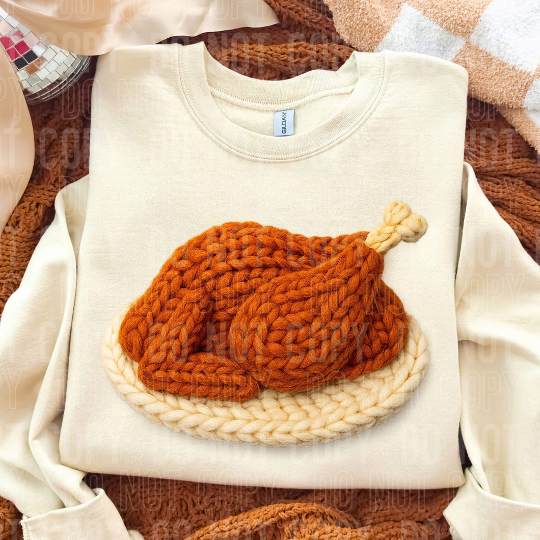 Turkey Faux Yarn Shirt Adult