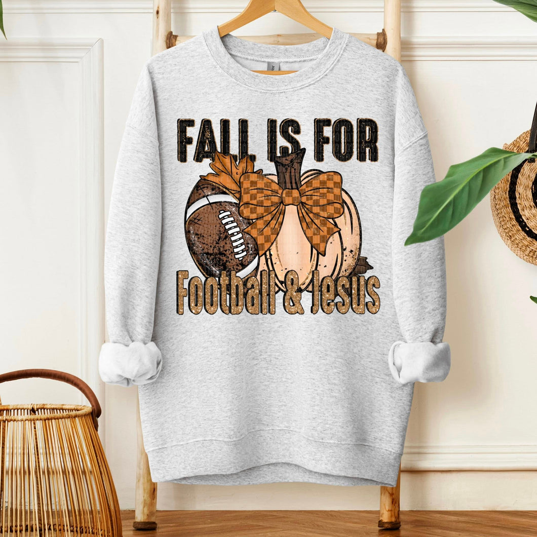 FALL IS FOR FOOTBALL AND JESUS   -ADULT