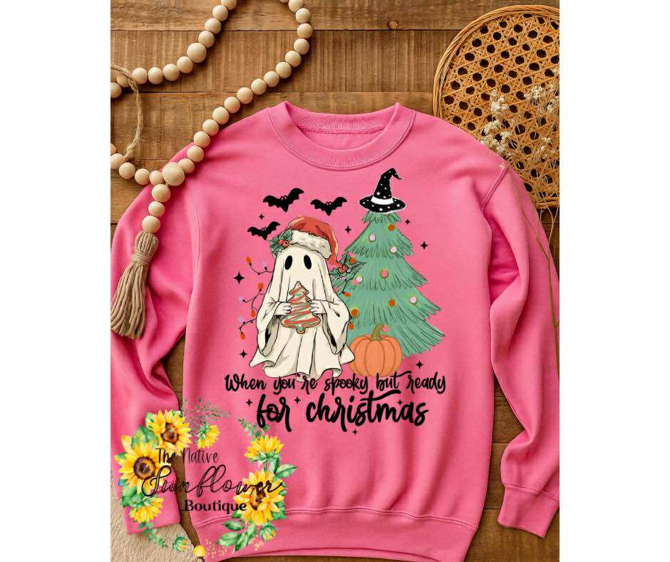 Spooky But Ready For Christmas