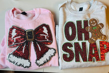 Load image into Gallery viewer, Oh Snap Sequins Patch Crewneck Adult
