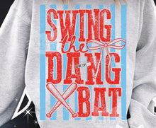 Load image into Gallery viewer, Swing THE DANG BAT Adult Shirt
