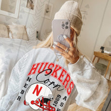 Load image into Gallery viewer, Huskers Football Sweatshirt Adult
