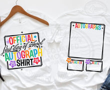 Load image into Gallery viewer, FRAMED LAST DAY  AUTOGRAPH  Youth Shirt
