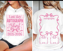 Load image into Gallery viewer, LAST DAY BOW STRIPES AUTOGRAPH  Youth Shirt
