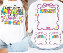 Load image into Gallery viewer, LAST DAY BOW AUTOGRAPH  Youth Shirt

