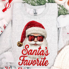 Load image into Gallery viewer, Santas Favorite Faux Sequins Shirt Adult
