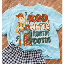 Load image into Gallery viewer, Red, White, &amp; Rootin Tootin ADULT Shirt
