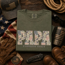 Load image into Gallery viewer, PAPA patriotic camo Shirt

