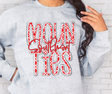 Load image into Gallery viewer, Southmont Mounties Plaid Lettering Adult Shirt
