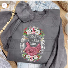 Load image into Gallery viewer, Crazy Chicken Lady Adult Shirt
