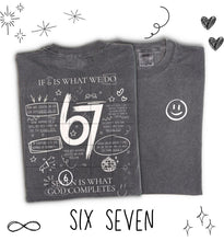 Load image into Gallery viewer, 6 7 Bible Front and Back Shirt Adult
