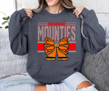 Load image into Gallery viewer, Southmont Mounties Basketball bow ADULT

