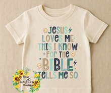 Load image into Gallery viewer, Jesus Loves Me This I Know Boy- TODDLER
