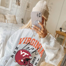 Load image into Gallery viewer, Virgina Tech Football Sweatshirt Adult
