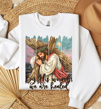 Load image into Gallery viewer, By His Wounds We Are Healed Adult Shirt
