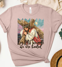 Load image into Gallery viewer, By His Wounds We Are Healed Adult Shirt
