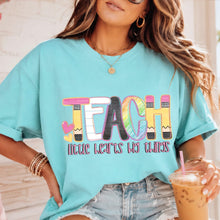 Load image into Gallery viewer, Teach little hearts, big things Adult Shirt
