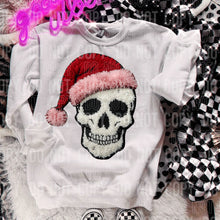 Load image into Gallery viewer, Christmas Skeleton Faux Yarn Shirt Adult
