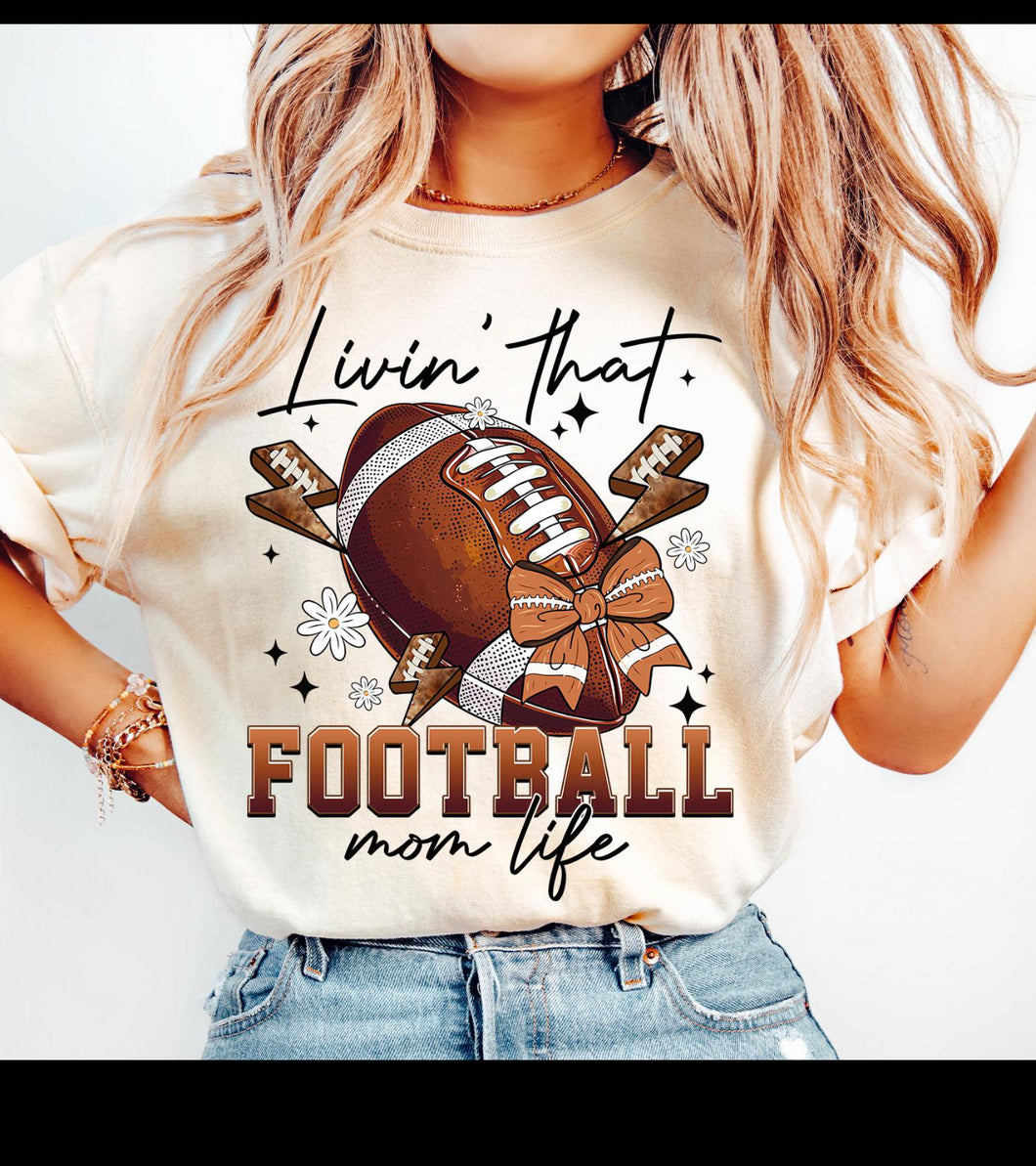 LIVING THAT FOOTBALL MOM LIFE ADULT