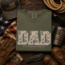 Load image into Gallery viewer, DAD patriotic camo Shirt
