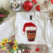 Load image into Gallery viewer, Christmas Cheer Coffee Faux Yarn Shirt Adult
