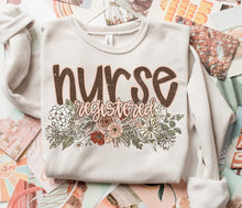 Load image into Gallery viewer, Registered Nurse Floral Adult Shirt
