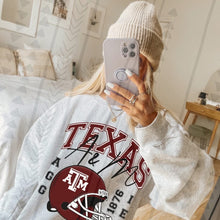 Load image into Gallery viewer, TEXANS A&amp;M Football Sweatshirt Adult
