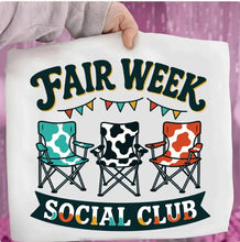 Load image into Gallery viewer, FAIR WEEK SOCIAL CLUB cow print ADULT Shirt
