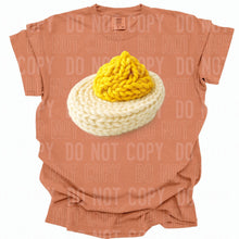 Load image into Gallery viewer, Deviled Egg Faux Yarn Shirt Adult
