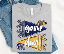 Load image into Gallery viewer, NAVY &amp; YELLOW FOOTBALL GAME DAY- ADULT
