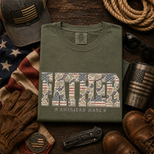 Load image into Gallery viewer, FATHER patriotic camo Shirt
