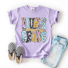 Load image into Gallery viewer, FOURTH GRADE DOODLE Adult Shirt

