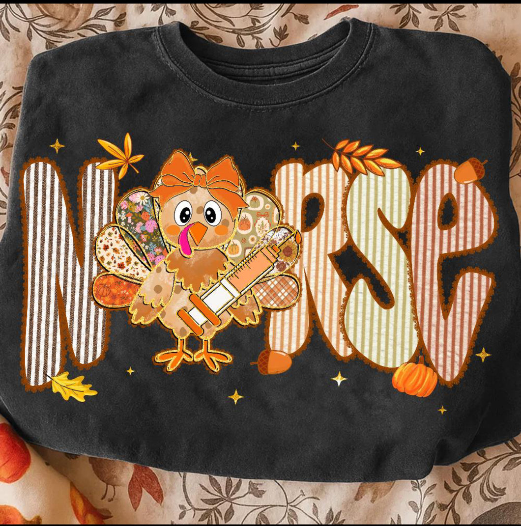 NURSE Turkey Adult Shirt